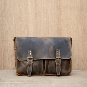 BESACE  CUIR TAN | Estafette 